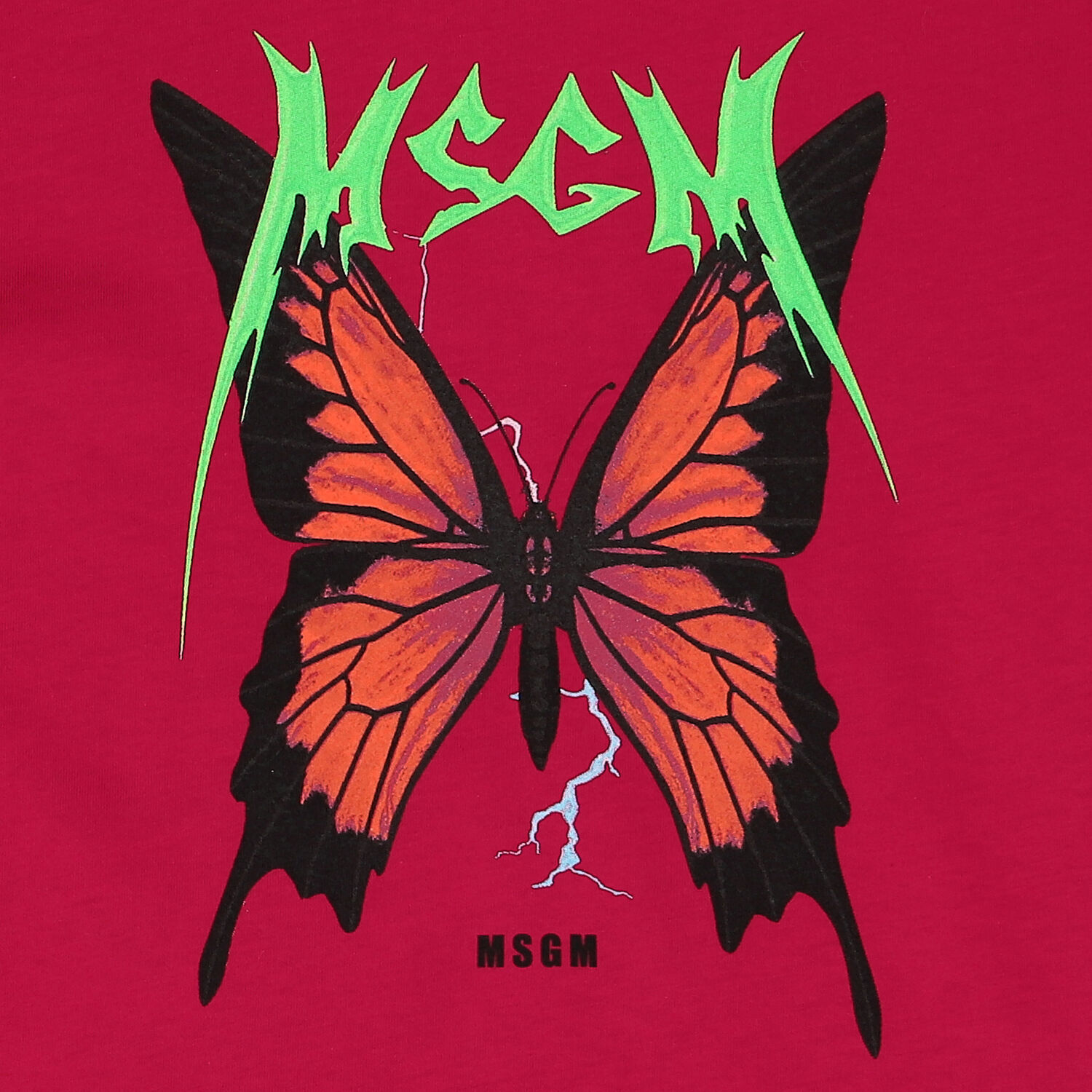 Girls Pink Butterfly T-Shirt, 1, hi-res