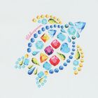 Girls White Logo Turtle Top, 1, hi-res