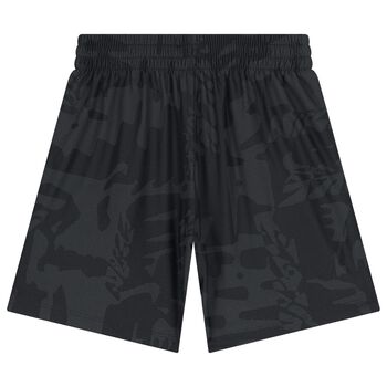 Boys Black Logo Shorts
