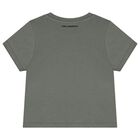 Girls Green Logo T-Shirt, 1, hi-res