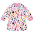 Girls Pink Logo Dress, 1, hi-res