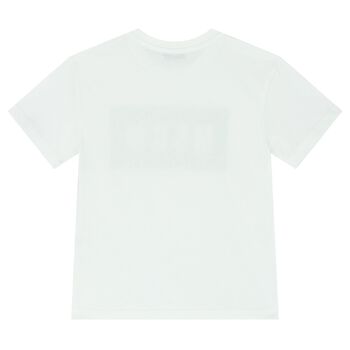 White & Green Logo T-Shirt