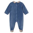 Baby Boys Blue Babygrow, 1, hi-res