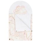 Baby Girls White & Pink Geo Map Baby Nest, 1, hi-res