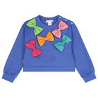 Girls Blue & Pink Bow Skirt Set, 1, hi-res