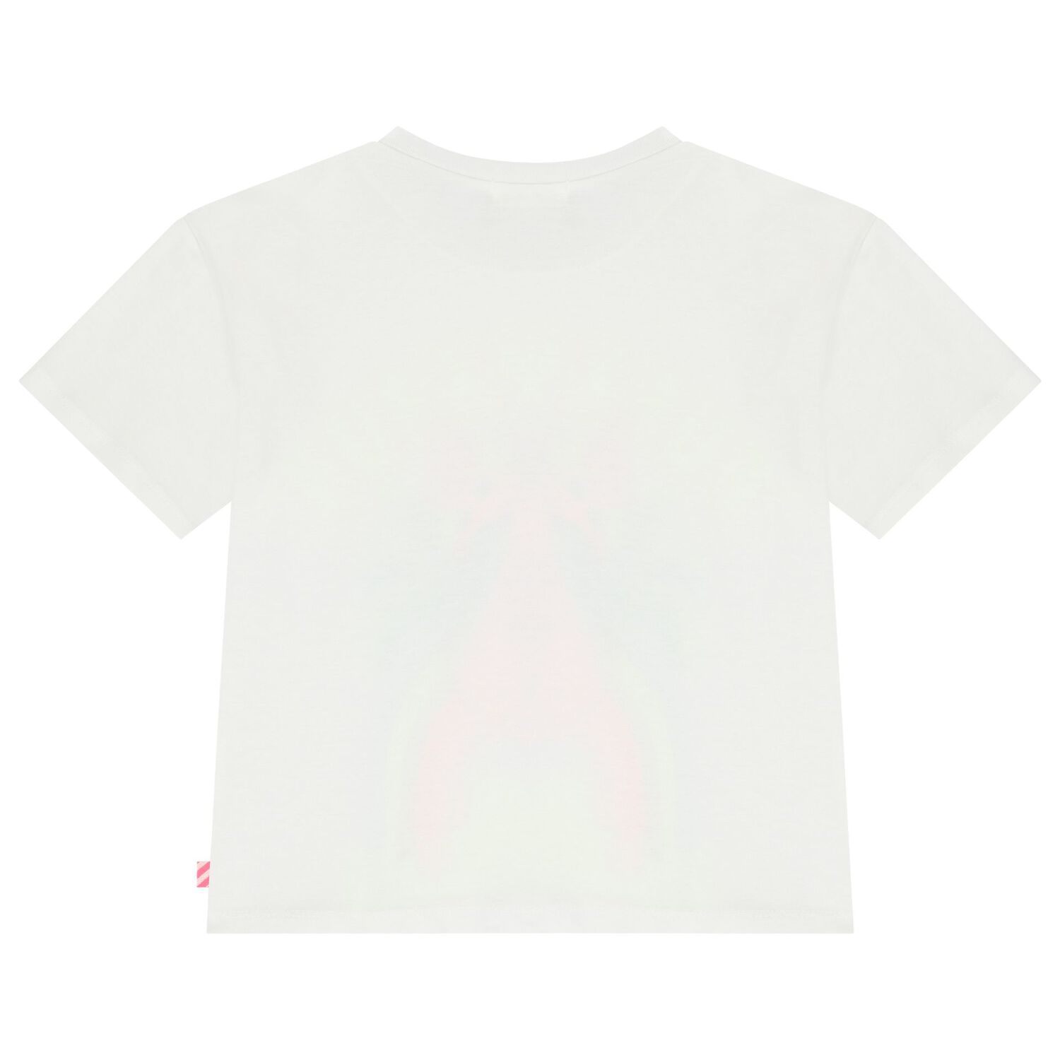 Girls White Pink Unicorn Flamingo T-Shirt, 1, hi-res