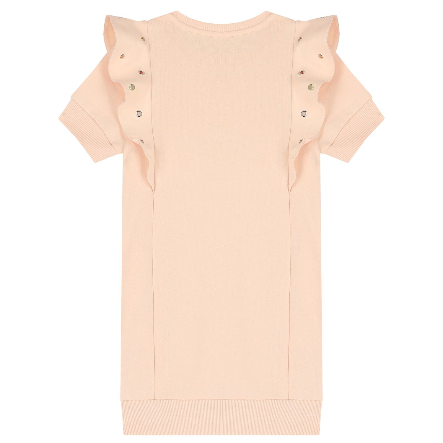 Girls Pink Logo Dress, 1, hi-res image number null