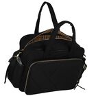 Black Logo Baby Changing Bag, 1, hi-res