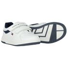 Boys White Logo Trainers, 1, hi-res