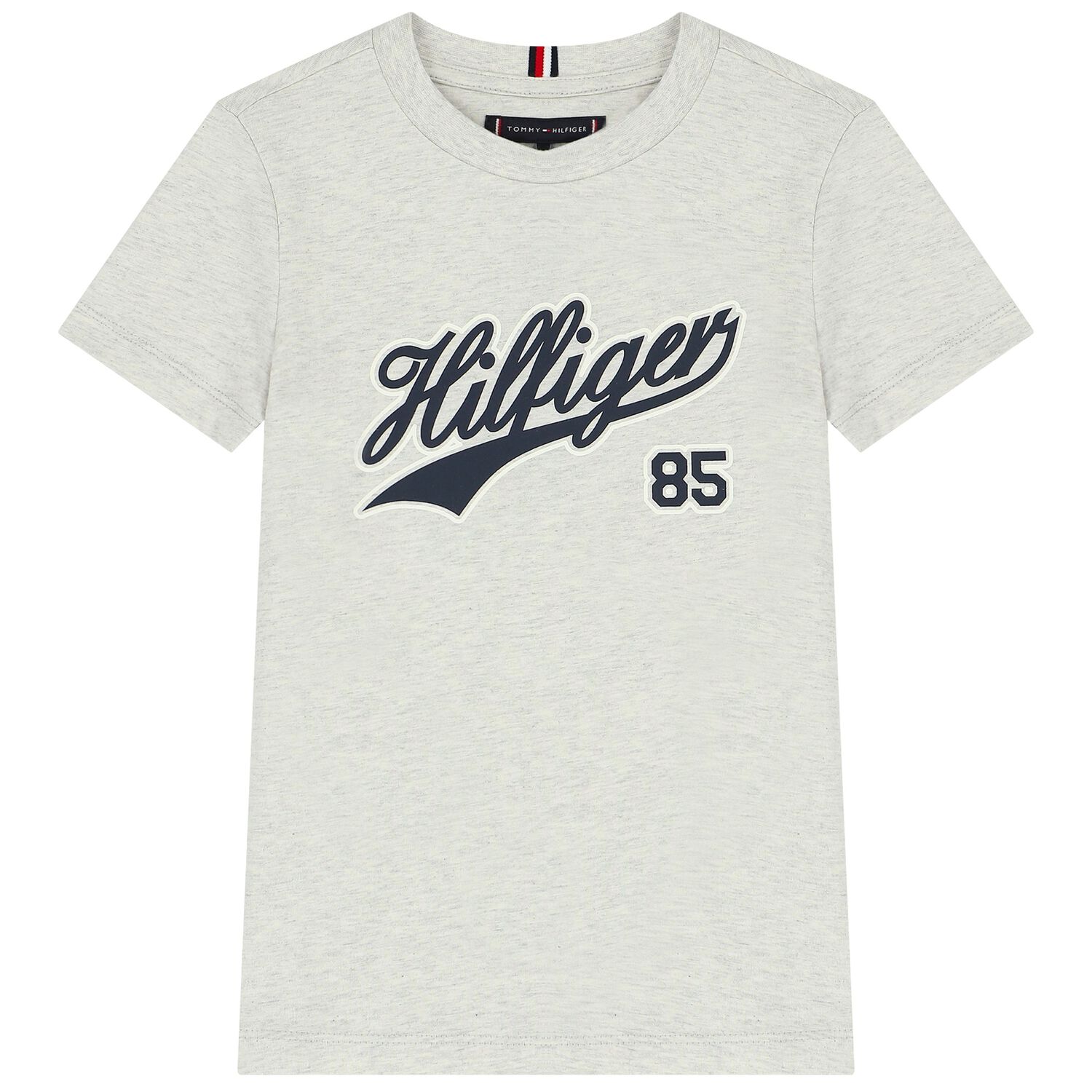 Boys Grey Logo T-Shirt, 3, hi-res