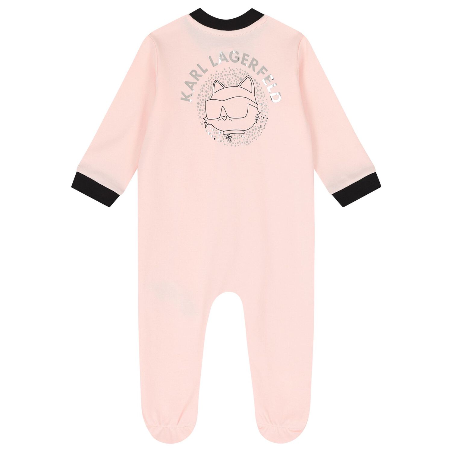Baby Girls Pink Choupette Babygrow Gift Set, 1, hi-res