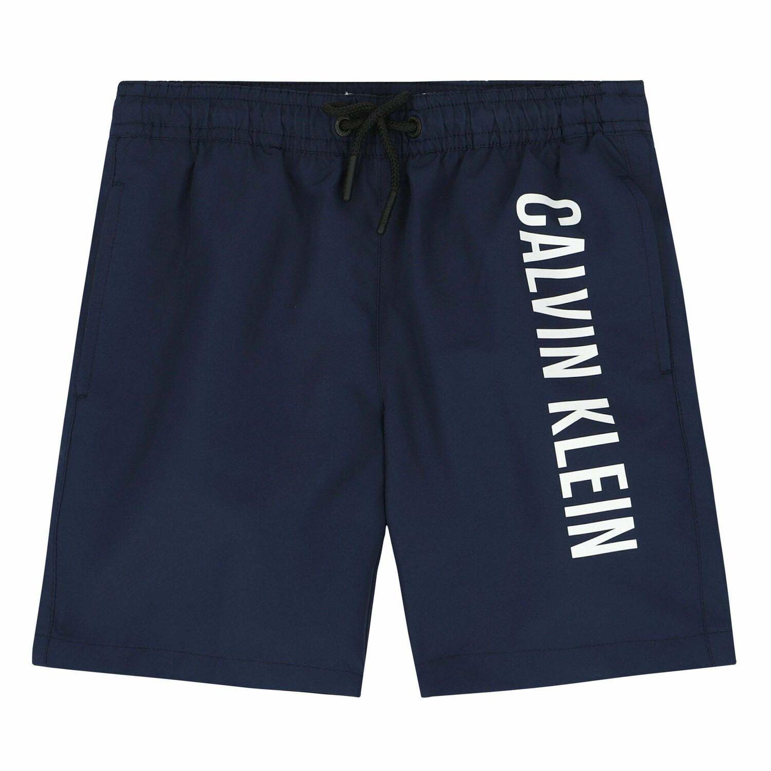 Boys Navy Logo Swim Shorts, 2, hi-res image number null