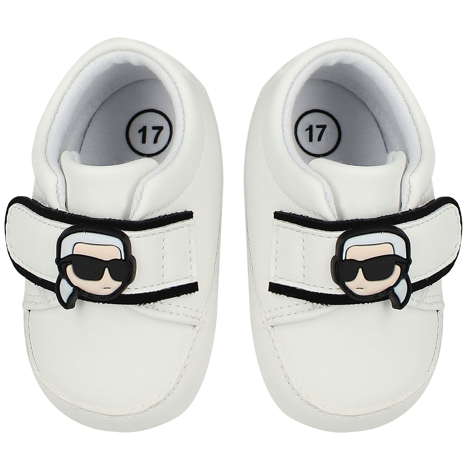 Baby Boys Ivory Leather Pre Walker Shoes, 1, hi-res