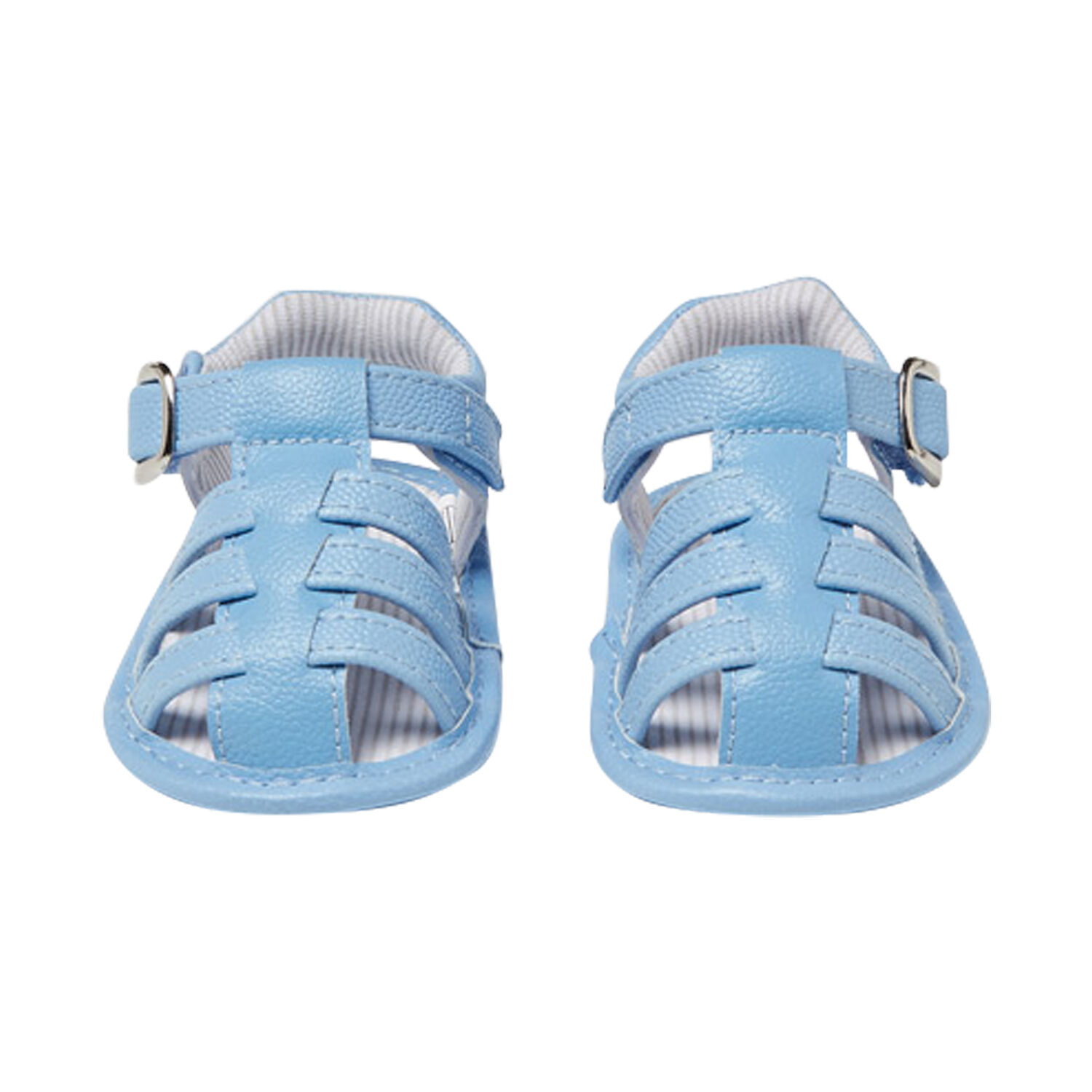 Baby Boys Blue Sandals, 4, hi-res