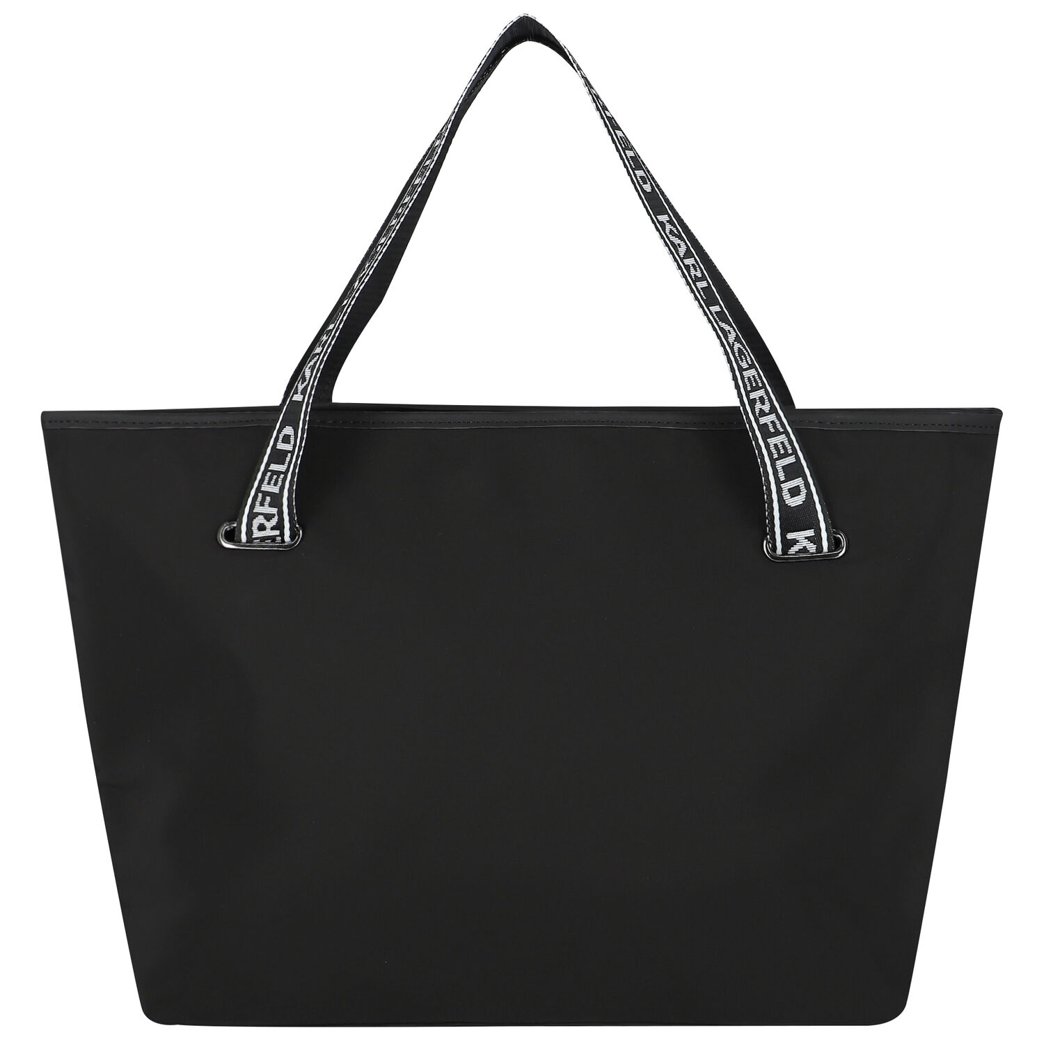 Girls Black Logo Tote Bag, 1, hi-res