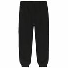 Black Teddy Logo Joggers, 1, hi-res