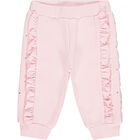 Baby Girls Pink Logo Tracksuit, 1, hi-res