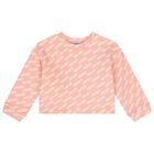 Girls Pink Logo Sweatshirt, 1, hi-res