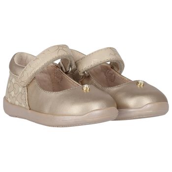 Younger Girls Gold Shoes
