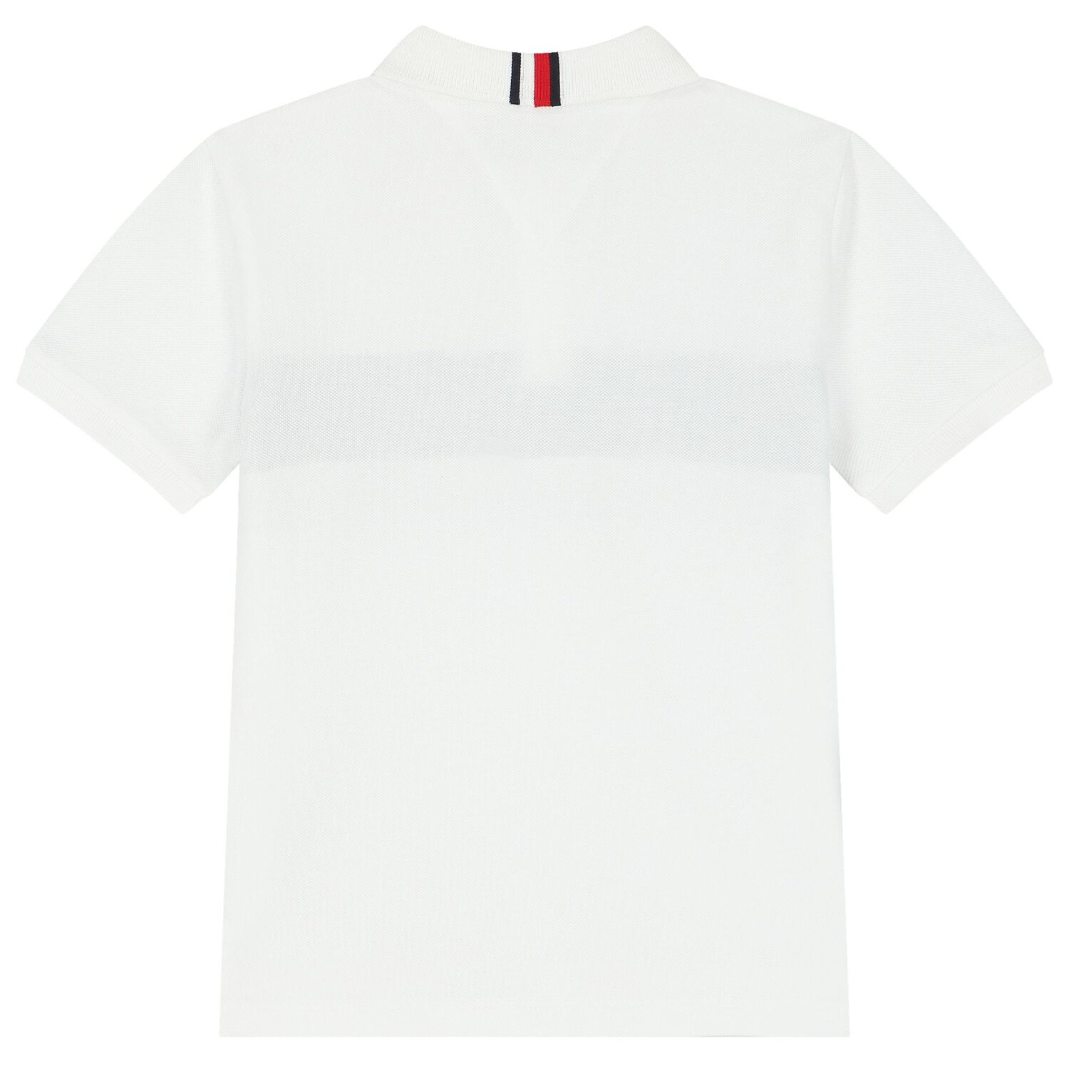 Boys White Logo Polo Shirt, 1, hi-res