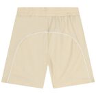 Boys Beige Logo Shorts, 2, hi-res