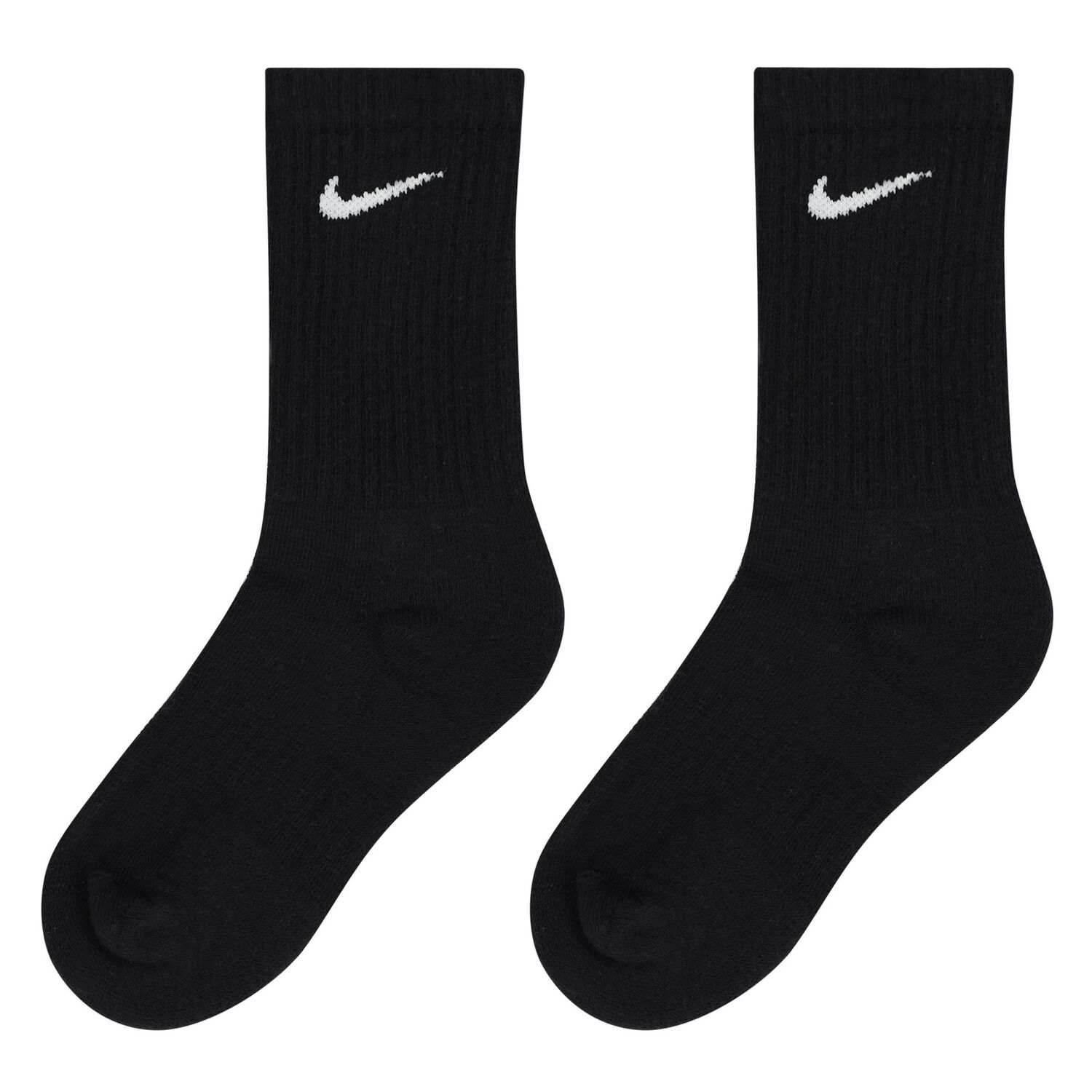 Black Logo Socks ( 3-Pack ), 1, hi-res