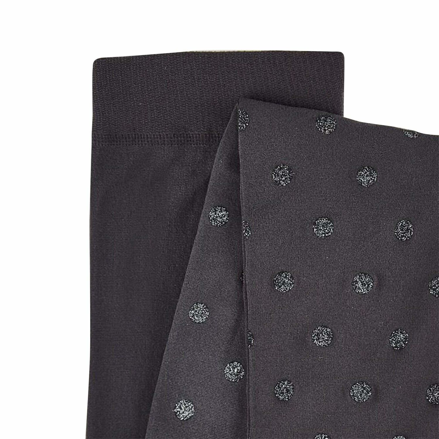 Girls Grey Tights (2 Pack), 1, hi-res