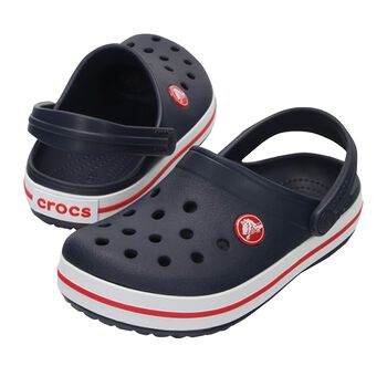 Navy Blue Crocband Clogs Sandals