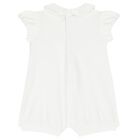 Baby Girls White & Pink Rompers ( 2-Pack ), 3, hi-res