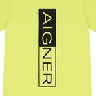 Boys Green Logo T-Shirt, 2, hi-res