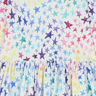 Girls White Star Dress, 1, hi-res