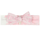 Baby Girls Pink Geo Map Headband, 1, hi-res