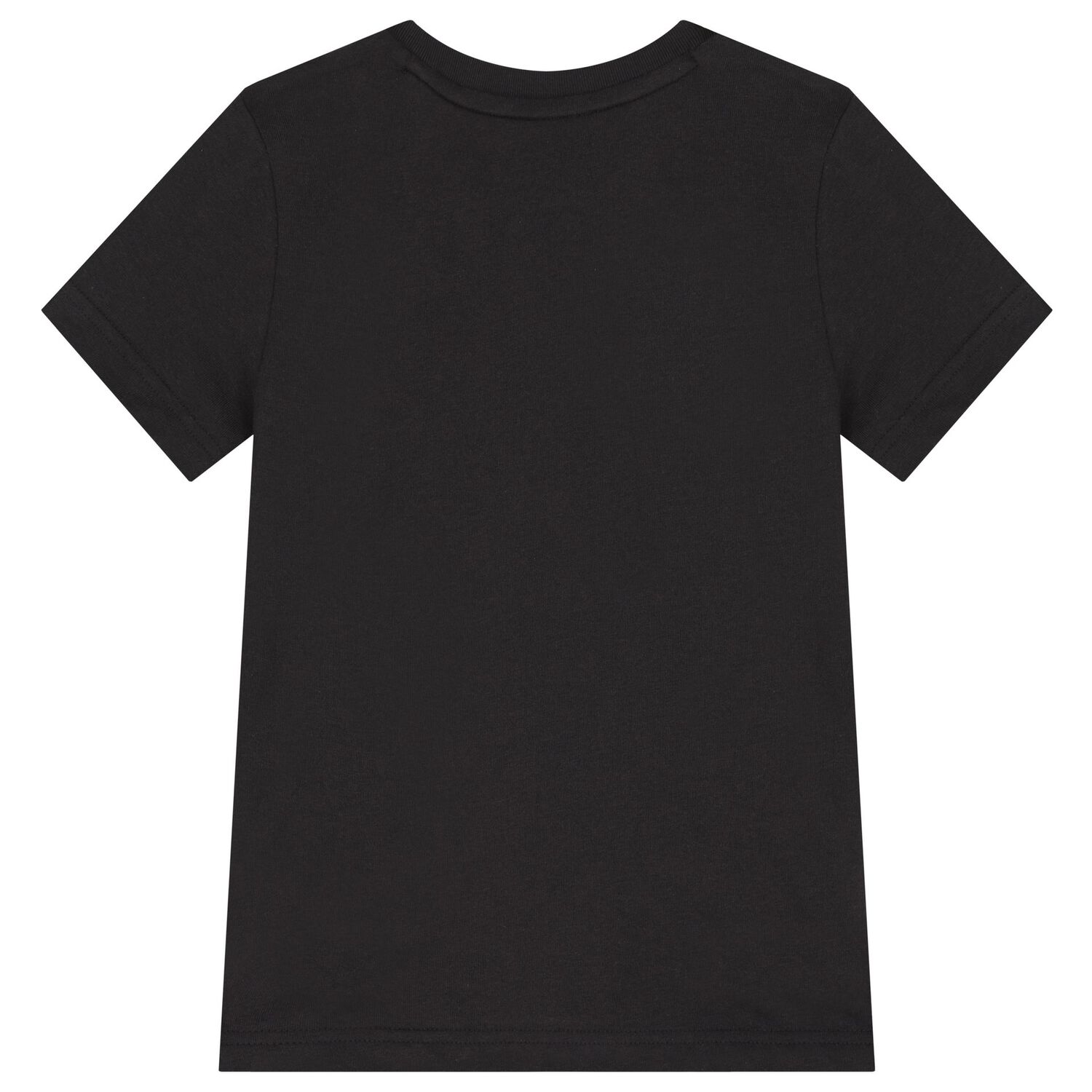 Boys Black Logo T-Shirt, 1, hi-res