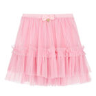 Girls Pink Tulle Skirt, 1, hi-res