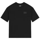 Boys Black Logo T-Shirt, 2, hi-res