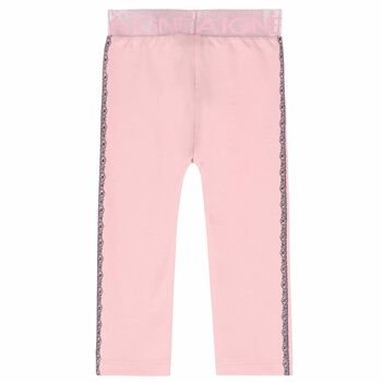 Younger Girls Pink Leggings