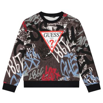 Boys Multi-Coloured Logo Sweatshirt