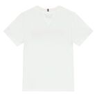Boys White Logo T-Shirt, 1, hi-res