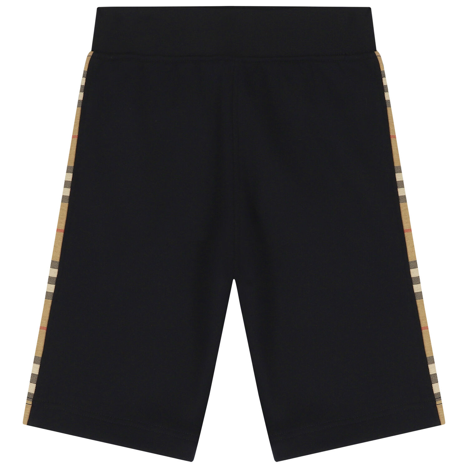 Boys Black & Beige Check Shorts, 1, hi-res image number null