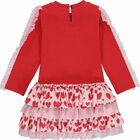 Girls Red & Pink Dress, 1, hi-res