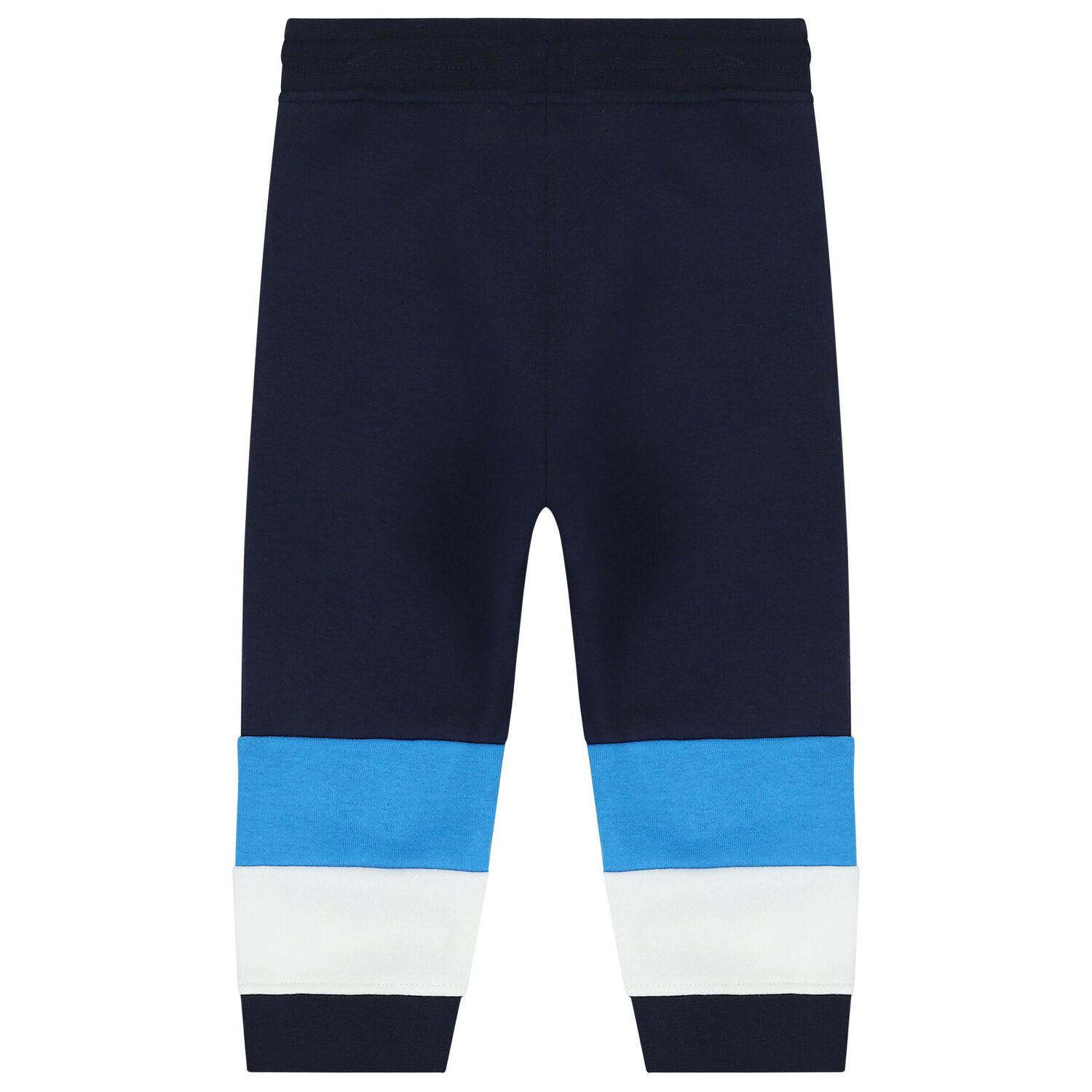 Younger Boys White & Navy Blue Tracksuit, 1, hi-res image number null