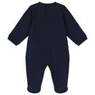 Navy Blue & Gold Logo Babygrow Gift Set, 2, hi-res