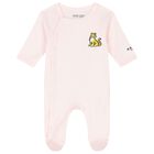 Baby Girls Pink Tiger Babygrows ( 2 Pack ), 1, hi-res