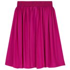 Girls Pink Logo Skirt, 1, hi-res