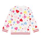 Baby Girls White & Pink Logo Tracksuit, 1, hi-res