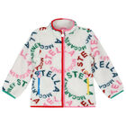Girls Ivory Logo Sherpa Jacket, 1, hi-res