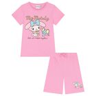 Girls Pink My Melody Shorts Set, 1, hi-res