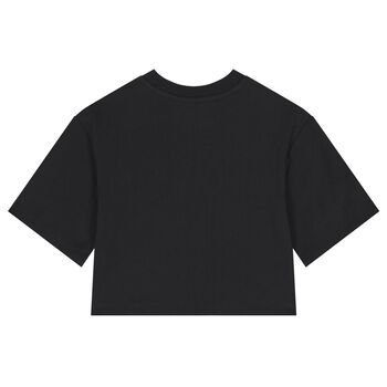 Girls Black Logo T-Shirt