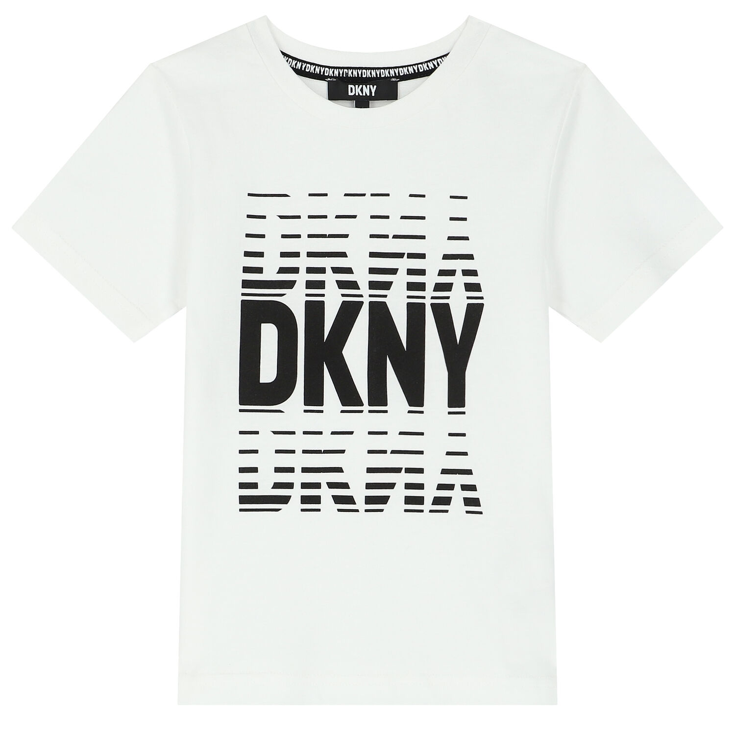 Boys White Logo T-Shirt, 1, hi-res