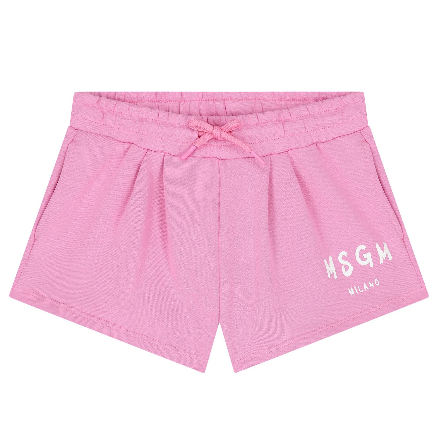 Girls Pink Logo Shorts, 1, hi-res